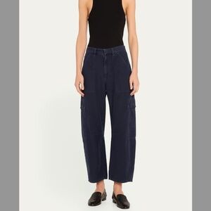 Marcelle Straight Twill Cargo Pants